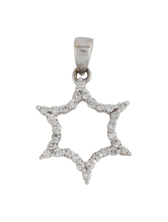 Pendant 14K Diamond Star Pendant