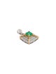 Pendant 14K Emerald & Diamond Pendant