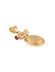 Pendant 14K Ruby Accented Cameo Pendant