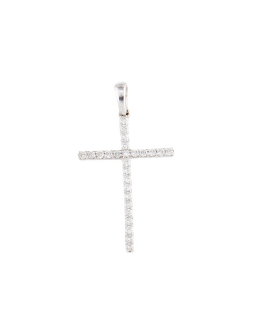 Pendant 14K Diamond Cross Pendant