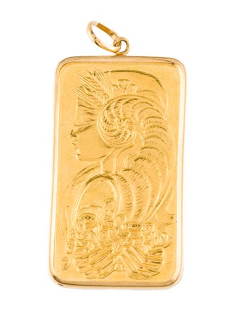 Pendant 24K Gold Bar Pendant