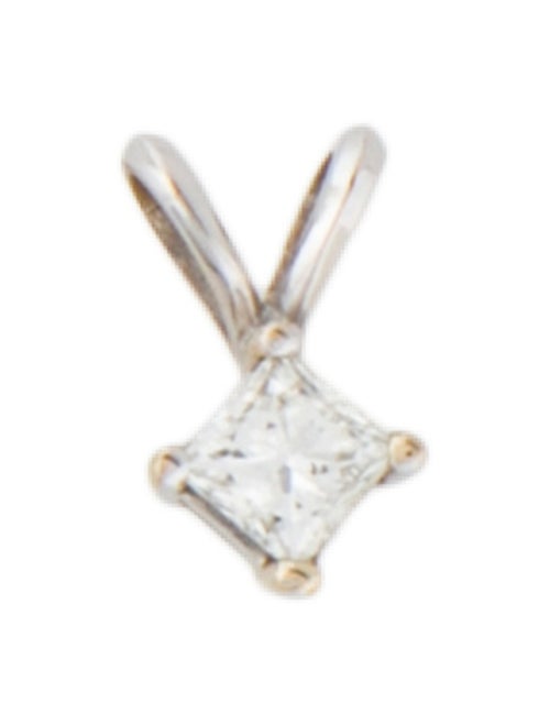 Pendant 18K Diamond Solitaire Pendant