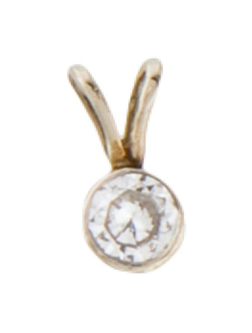 Pendant 14K Diamond Solitaire Pendant