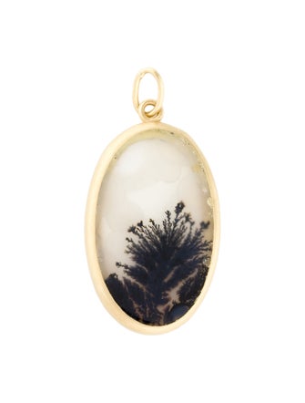Pendant Monica Marcella 18K Dendritic Agate Pendant