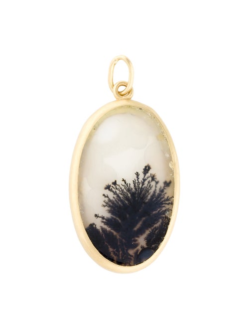 Pendant Monica Marcella 18K Dendritic Agate Pendant
