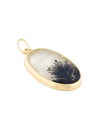 Pendant Monica Marcella 18K Dendritic Agate Pendant