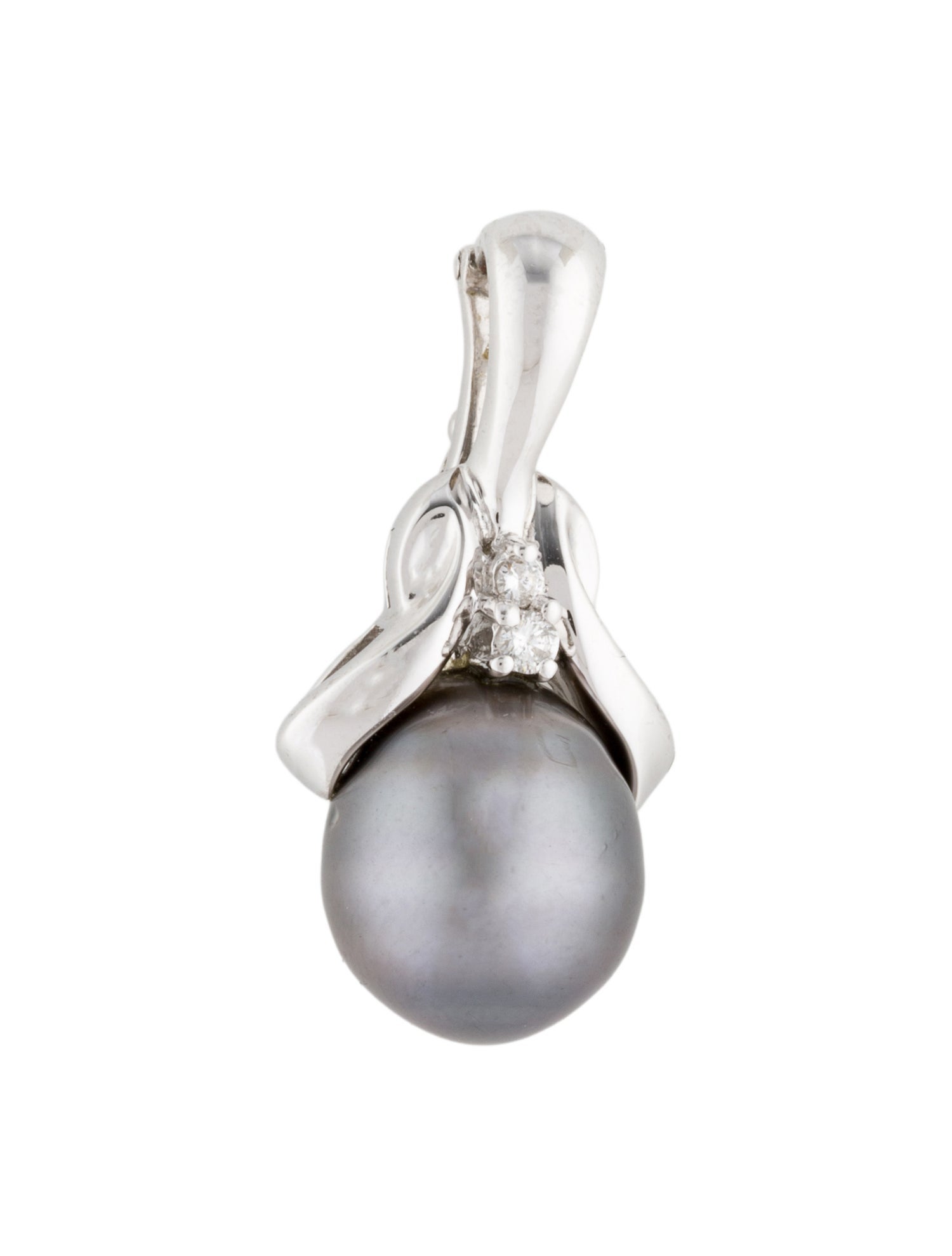 Pendant 14K Pearl & Diamond Enhancer