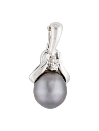 Pendant 14K Pearl & Diamond Enhancer Pendant