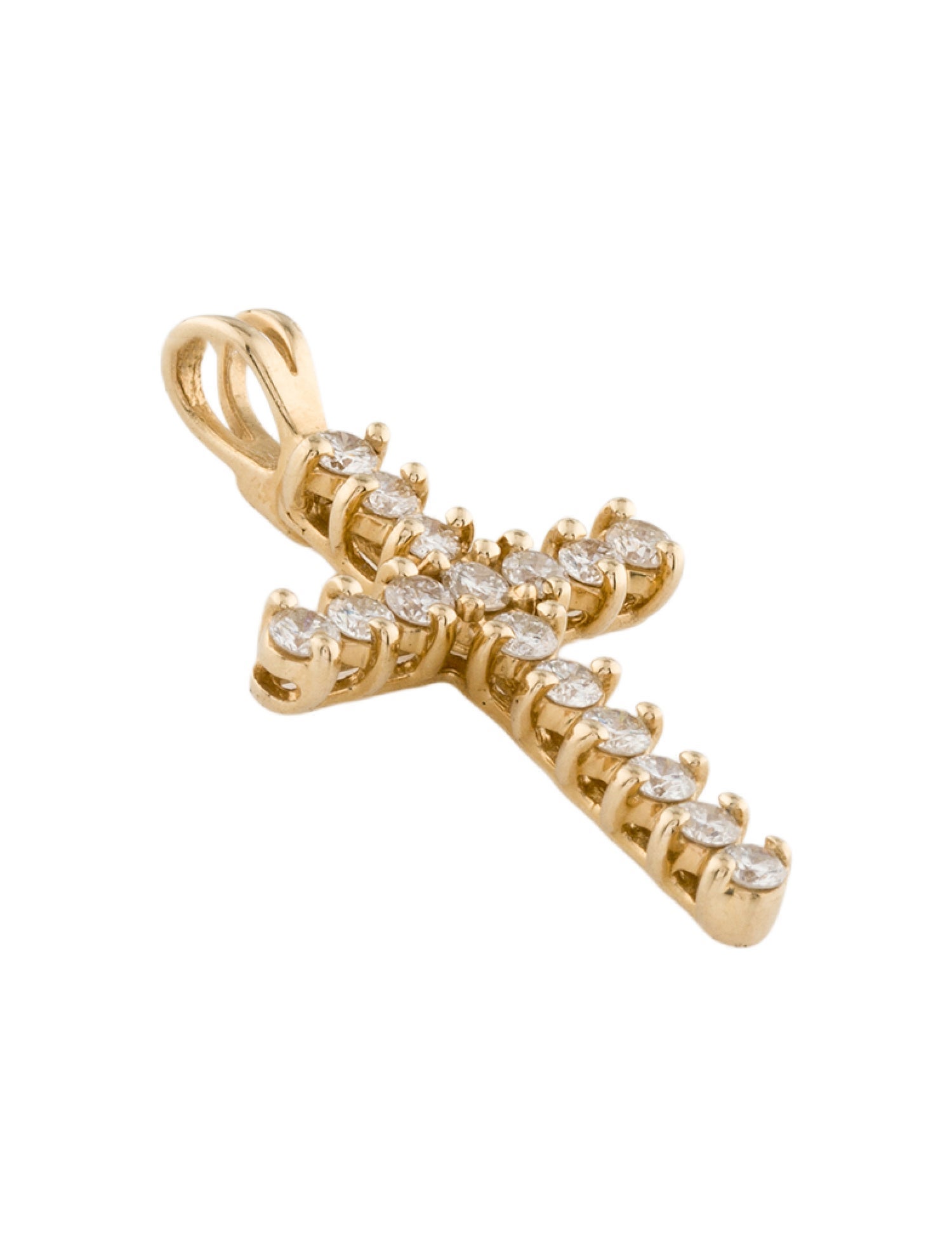 Pendant 14K Diamond Cross