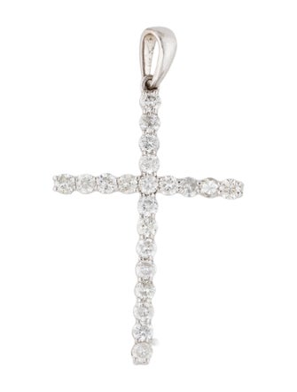 Pendant 14K Diamond Cross Pendant