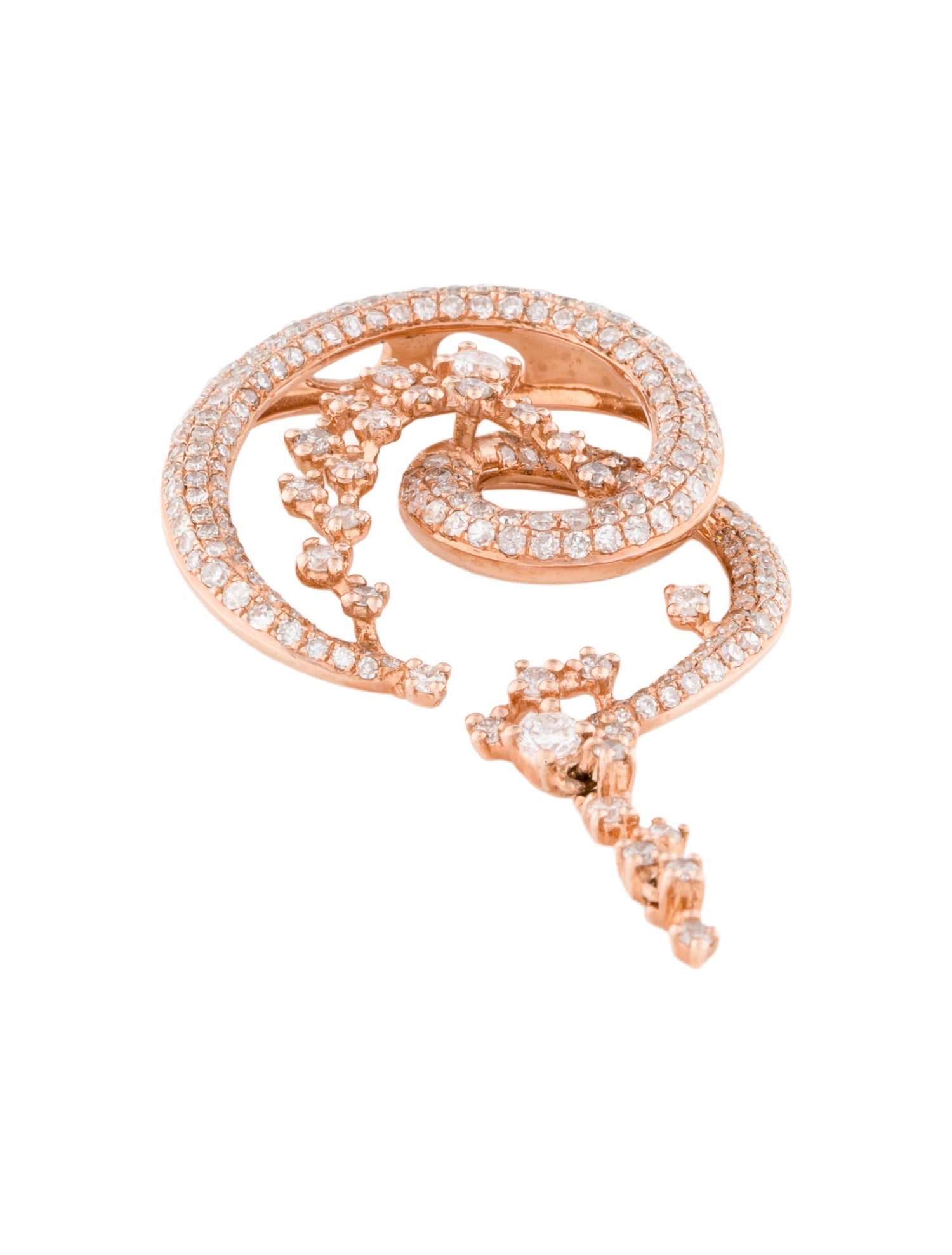 Pendant 14K 1.43ctw Diamond Slide