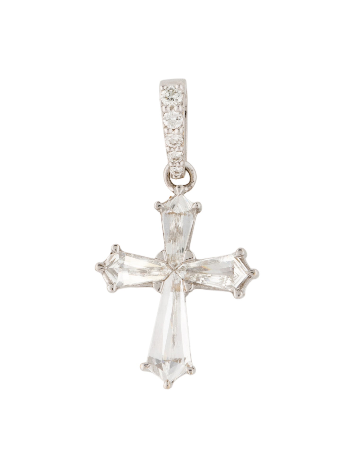 Pendant 18K Diamond Cross