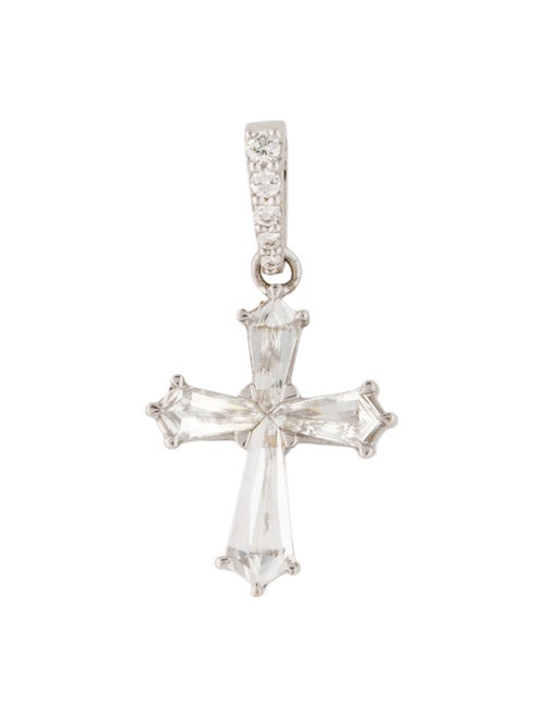 Pendant 18K Diamond Cross Pendant