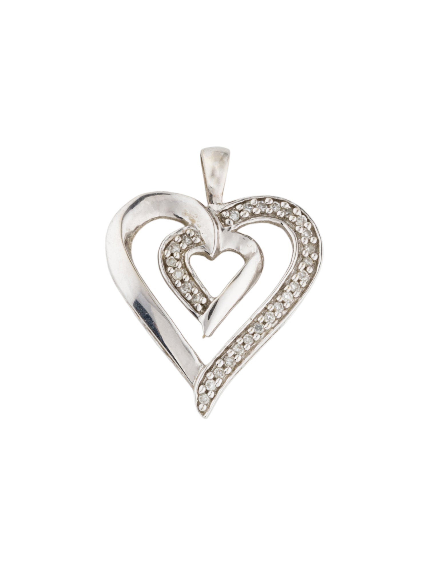 Pendant 10K Diamond Heart Pendant