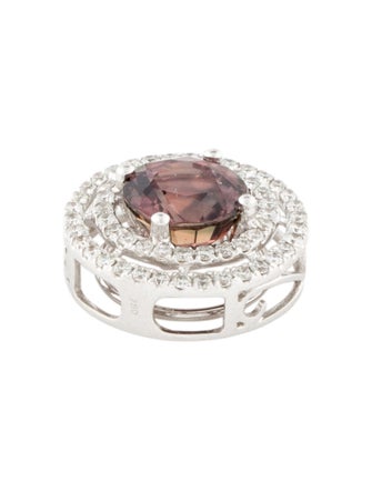 Pendant 18K 2.04ct Sapphire & Diamond Pendant