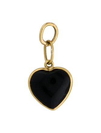 Pendant 18K Onyx Charm