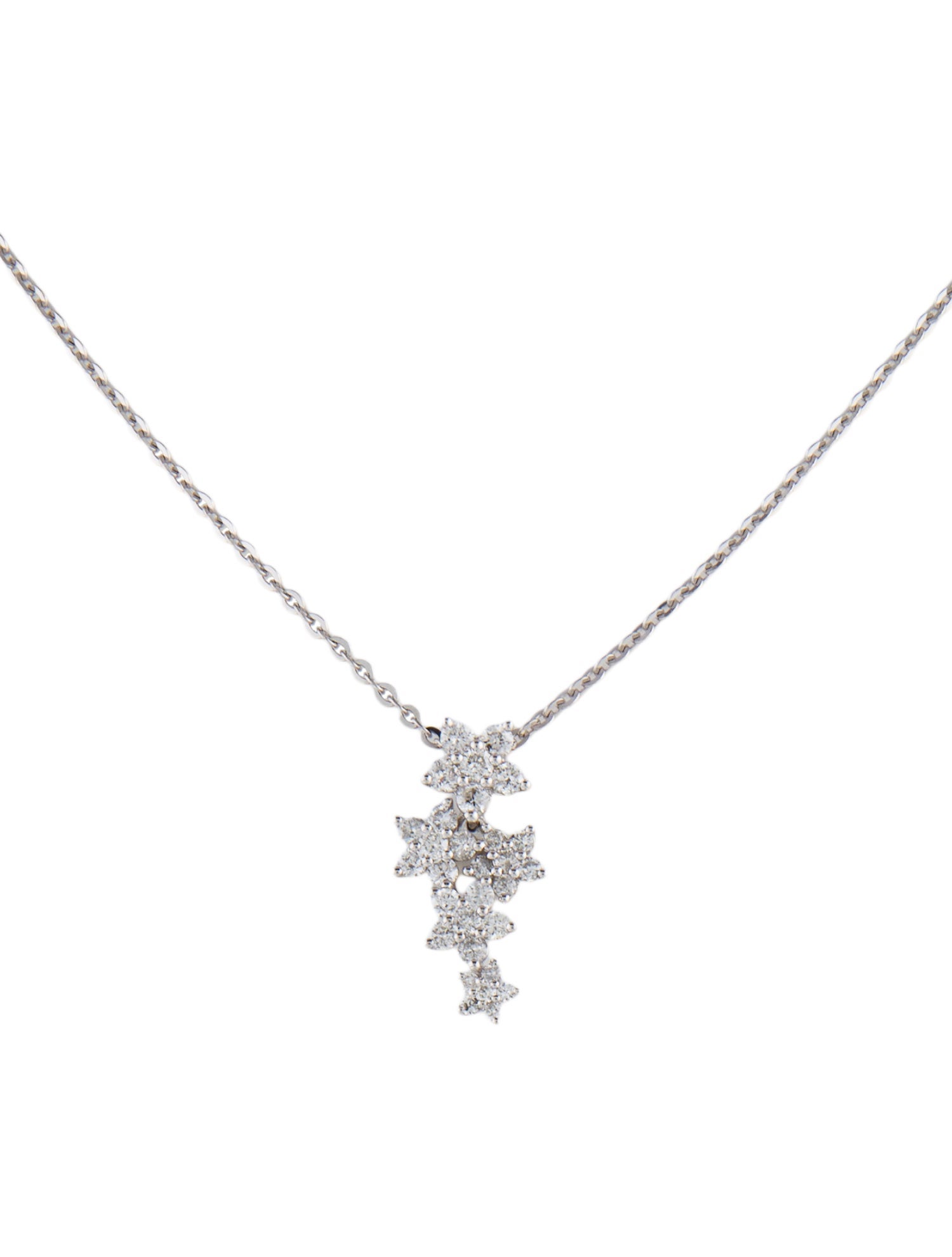 Pendant 14K Diamond Star Necklace