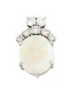 Pendant Platinum 3.94ct Opal & Diamond Pendant