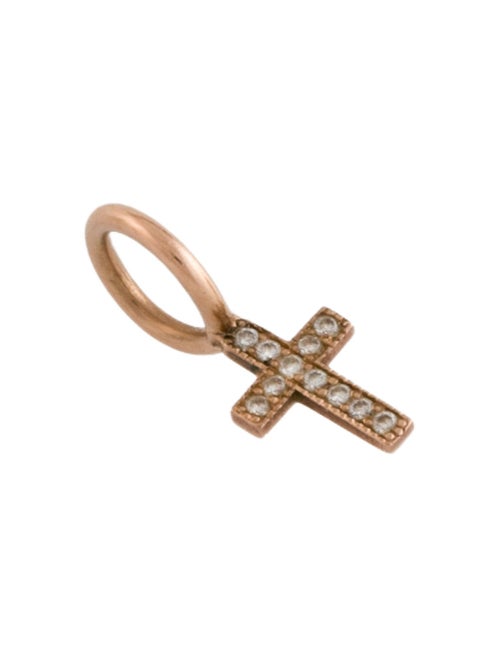 Pendant 14K Diamond Cross Pendant