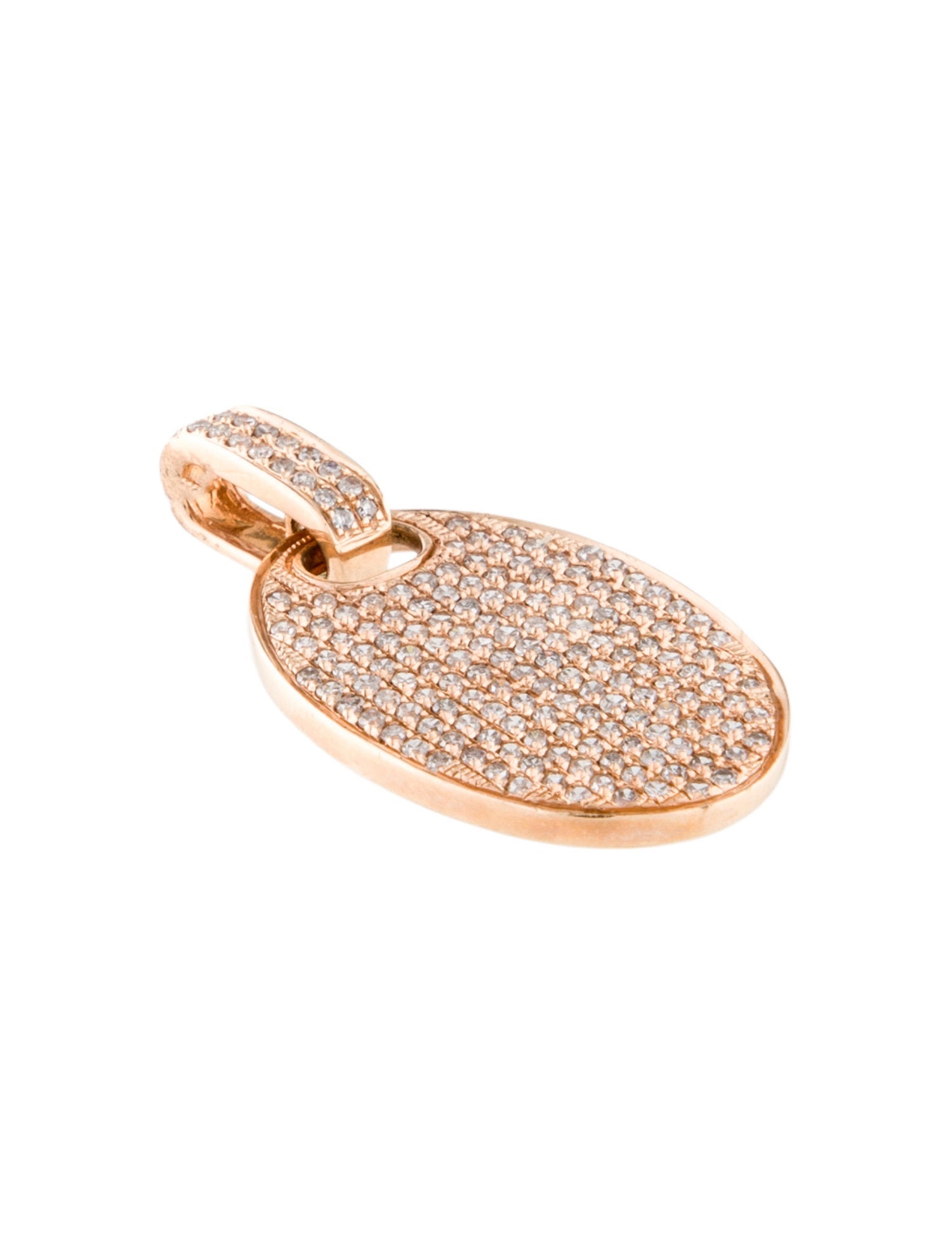 Pendant 14K Diamond Pavé