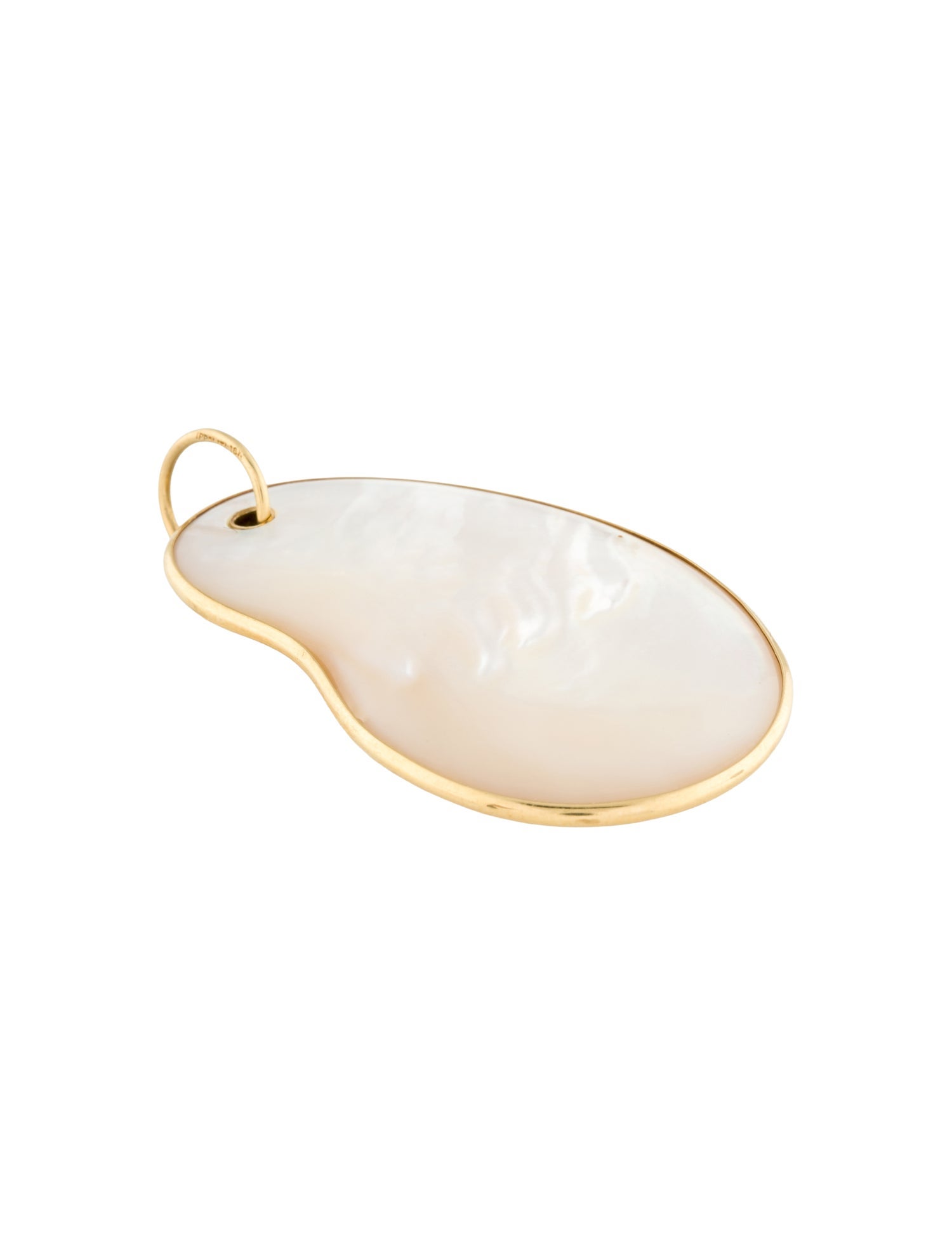 Ippolita 18K Mother of Pearl Large Bean Pendant