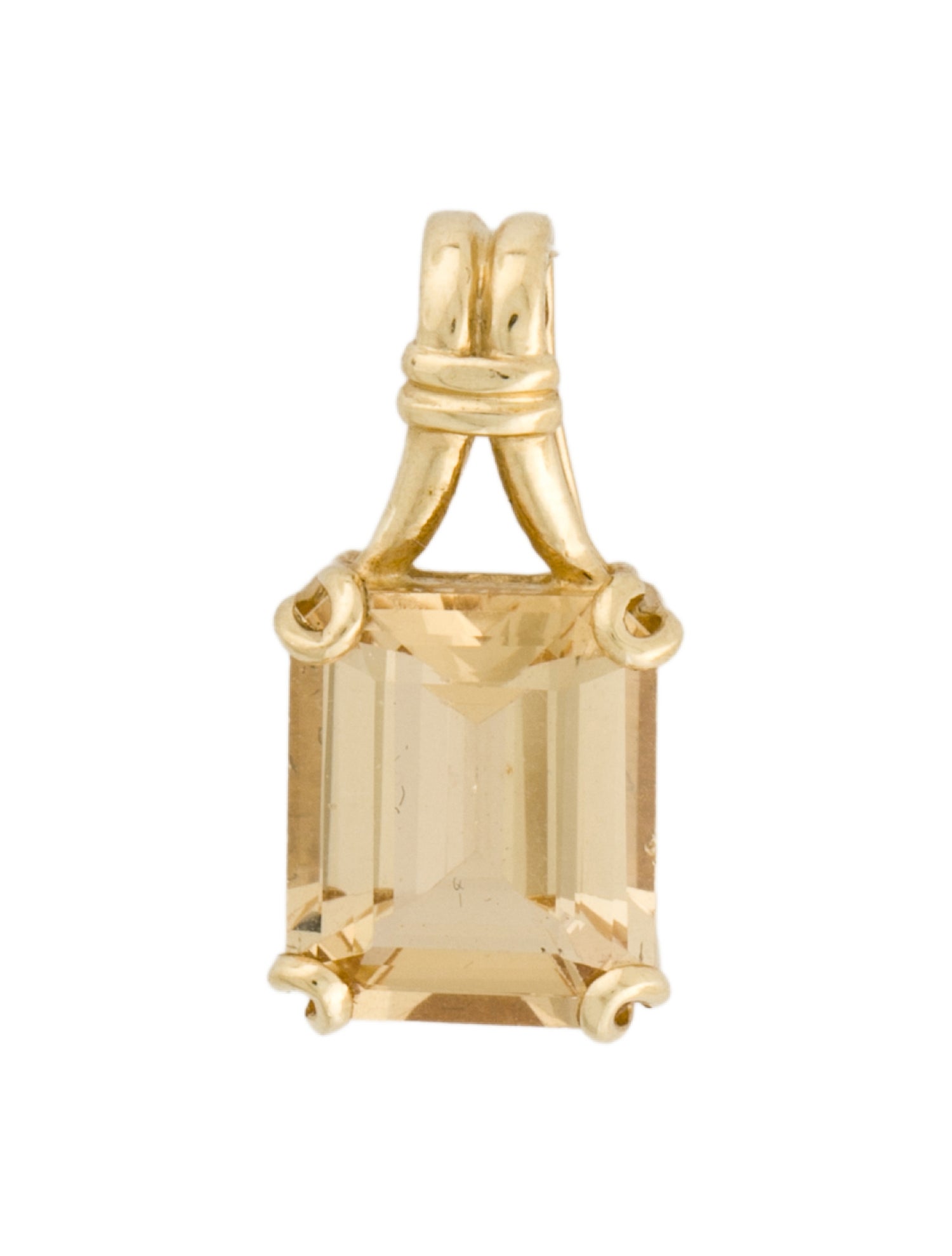 Pendant 14K Citrine
