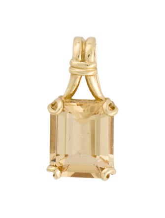 Pendant 14K Citrine Pendant