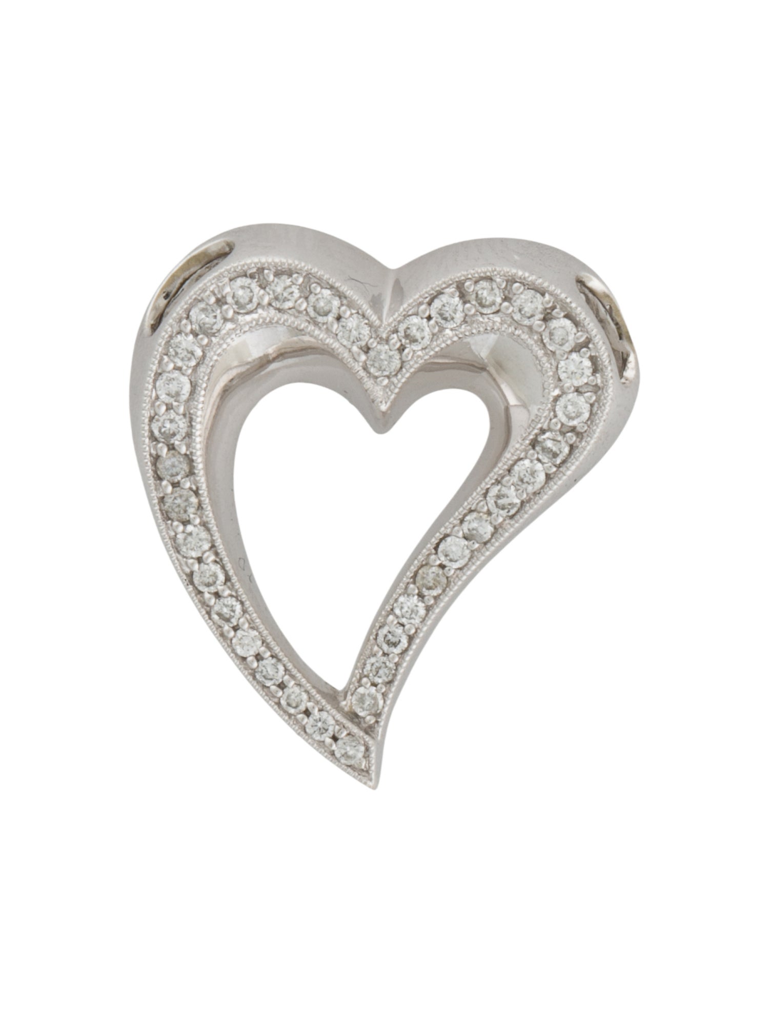 Pendant 18K Diamond Heart Necklace
