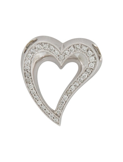 Pendant 18K Diamond Heart Pendant Necklace