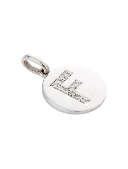Pendant 14K Diamond 'F' Pendant