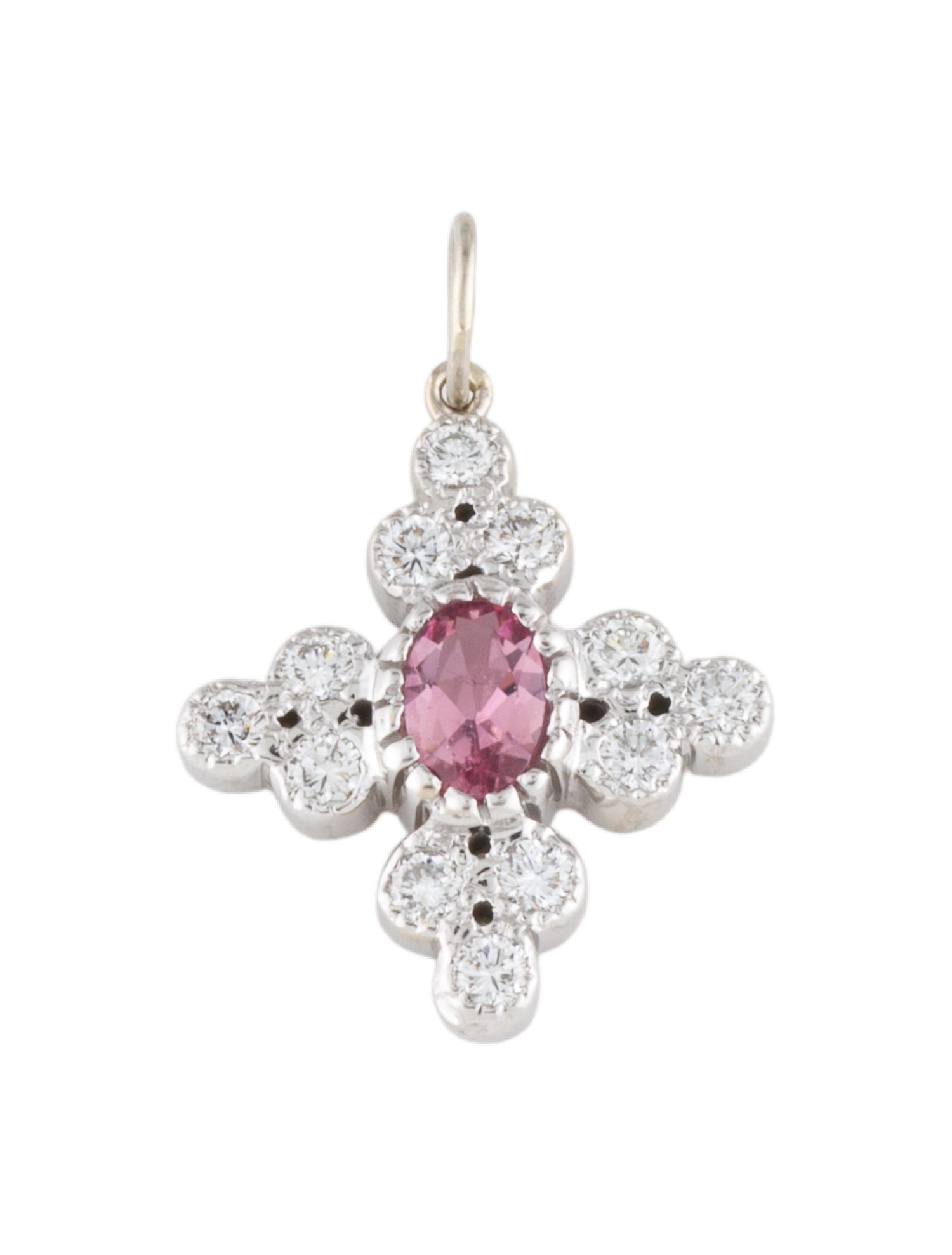 Pendant 18K Tourmaline & Diamond Necklace