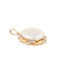 Pendant 14K Cultured Pearl & Diamond Pendant