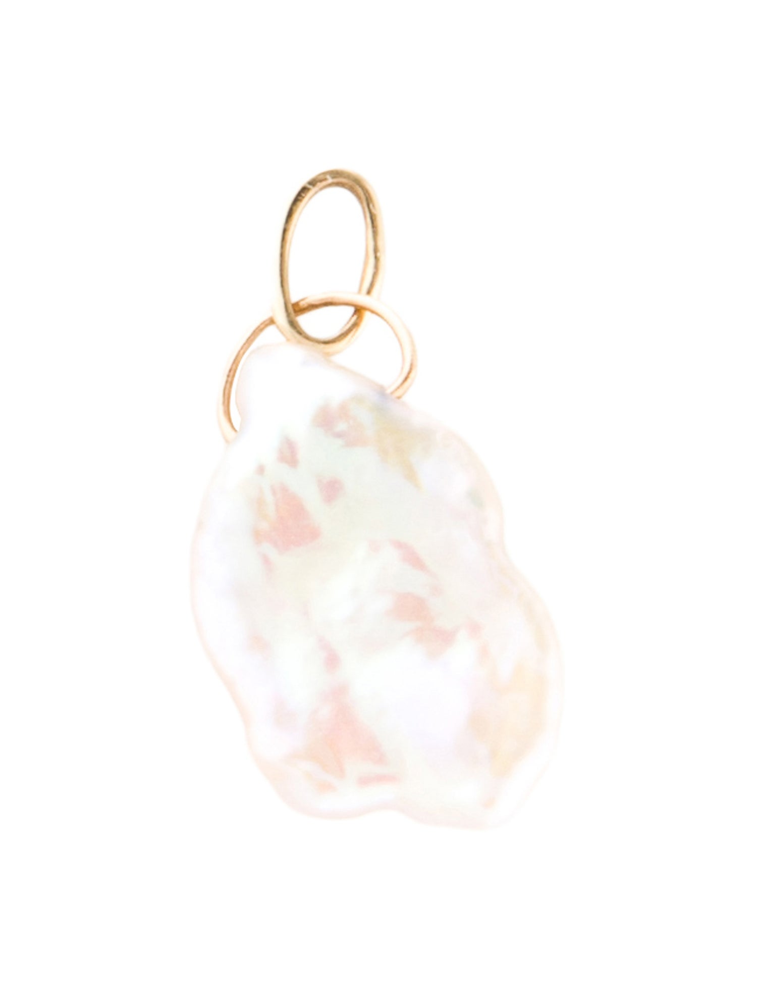 Pendant 14K Keshi Pearl Charm