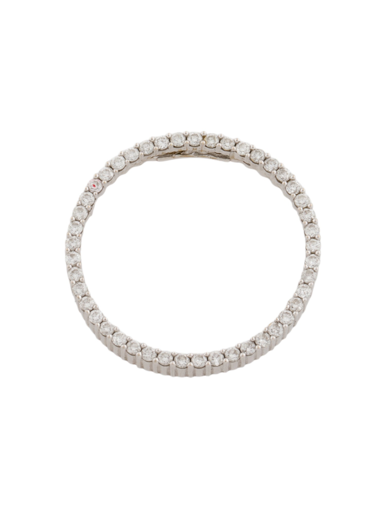 Pendant 14K Diamond Circle Necklace