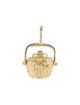Pendant 18K Shell Oval Open Nantucket Basket Pendant