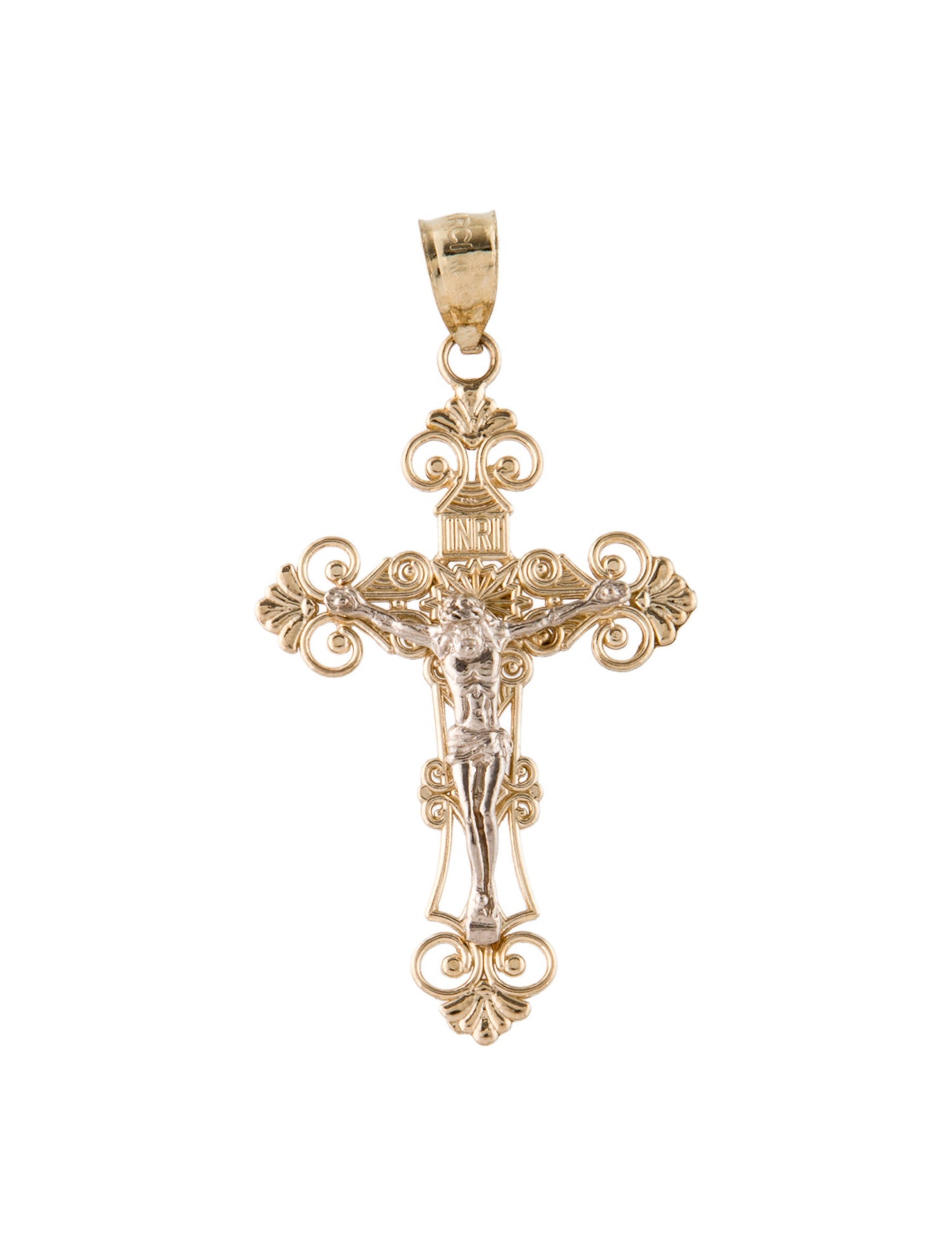 Pendant 14K Filigree Cross