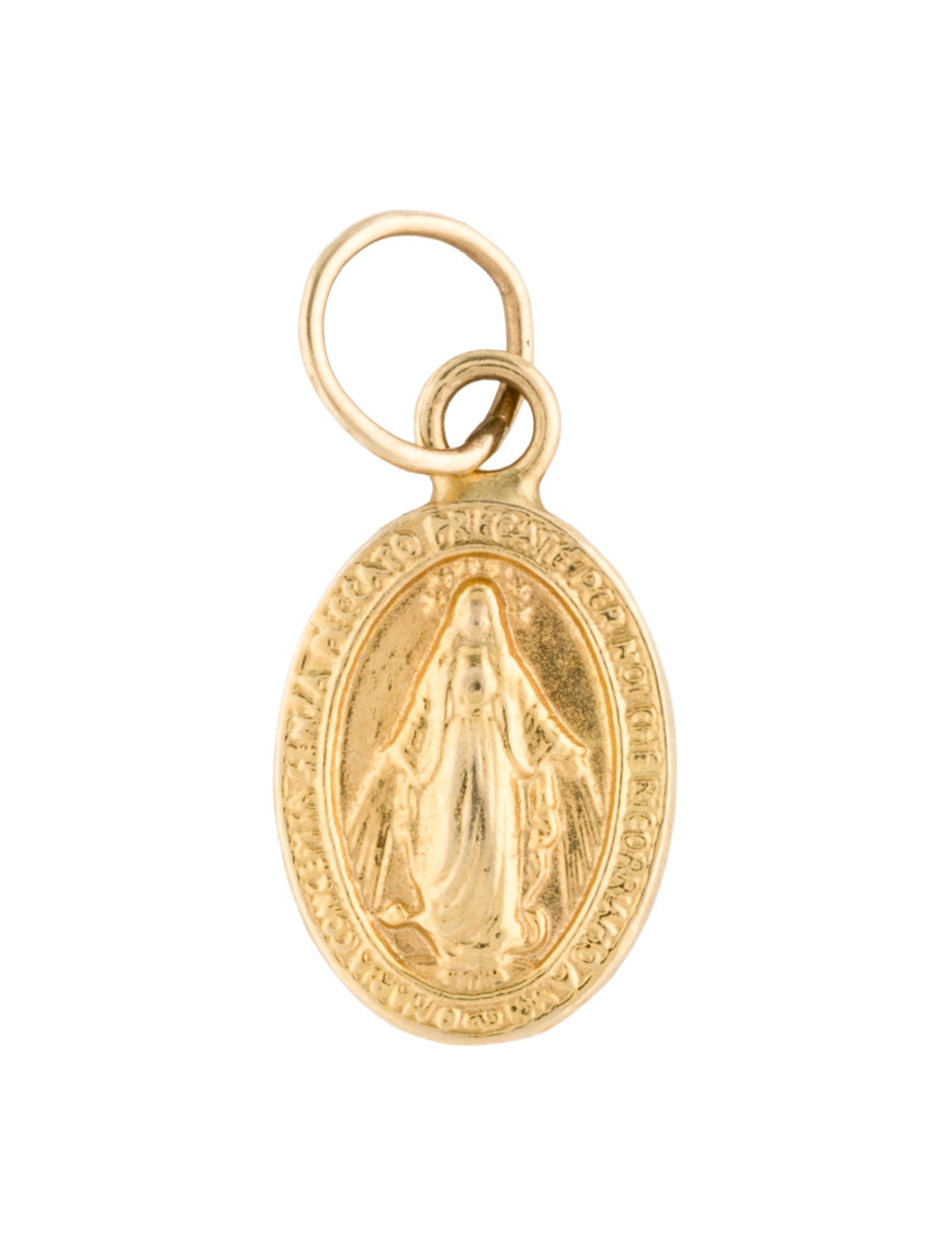 Pendant 14K Religious Figure Pendant