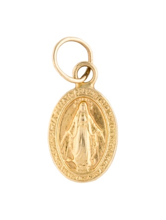Pendant 14K Religious Figure Pendant