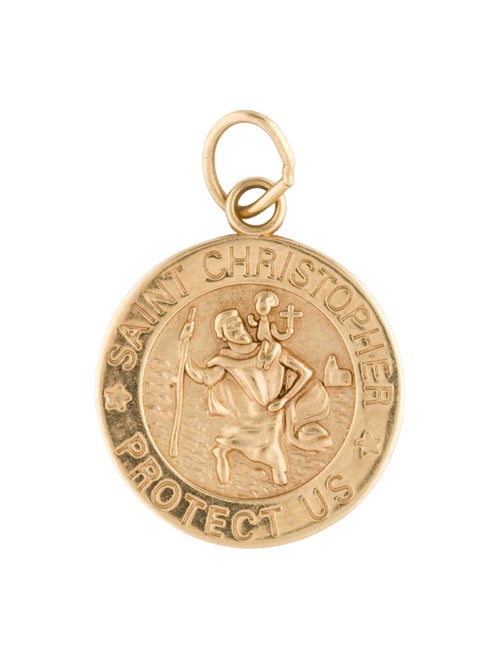 Pendant 14K Saint Christopher Pendant