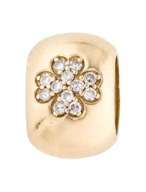 Pendant 14K Diamond Clover PEndant