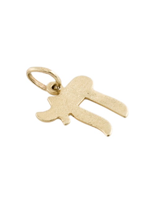 Pendant 14K Hebrew Chai Pendant