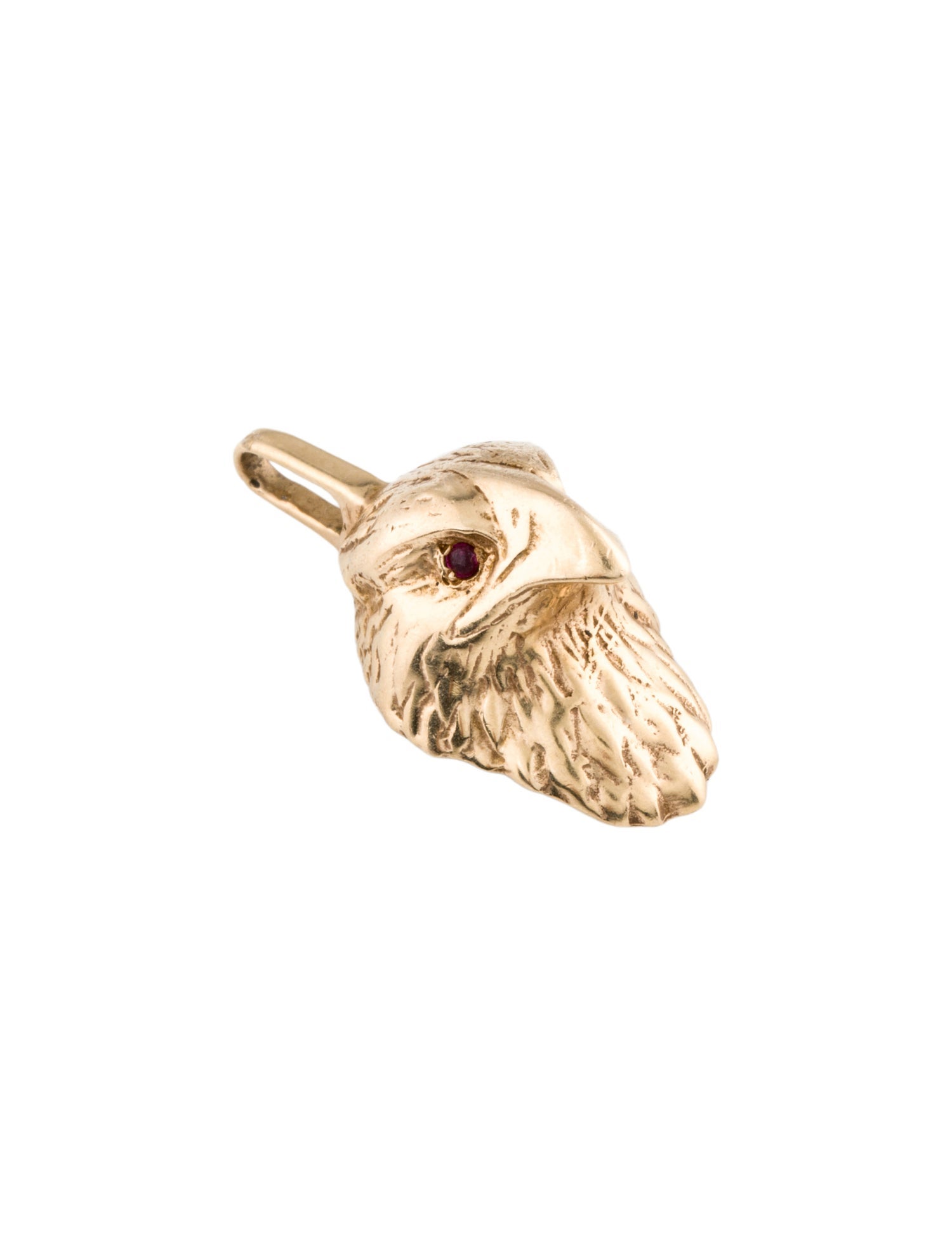 Pendant 14K Ruby Bird