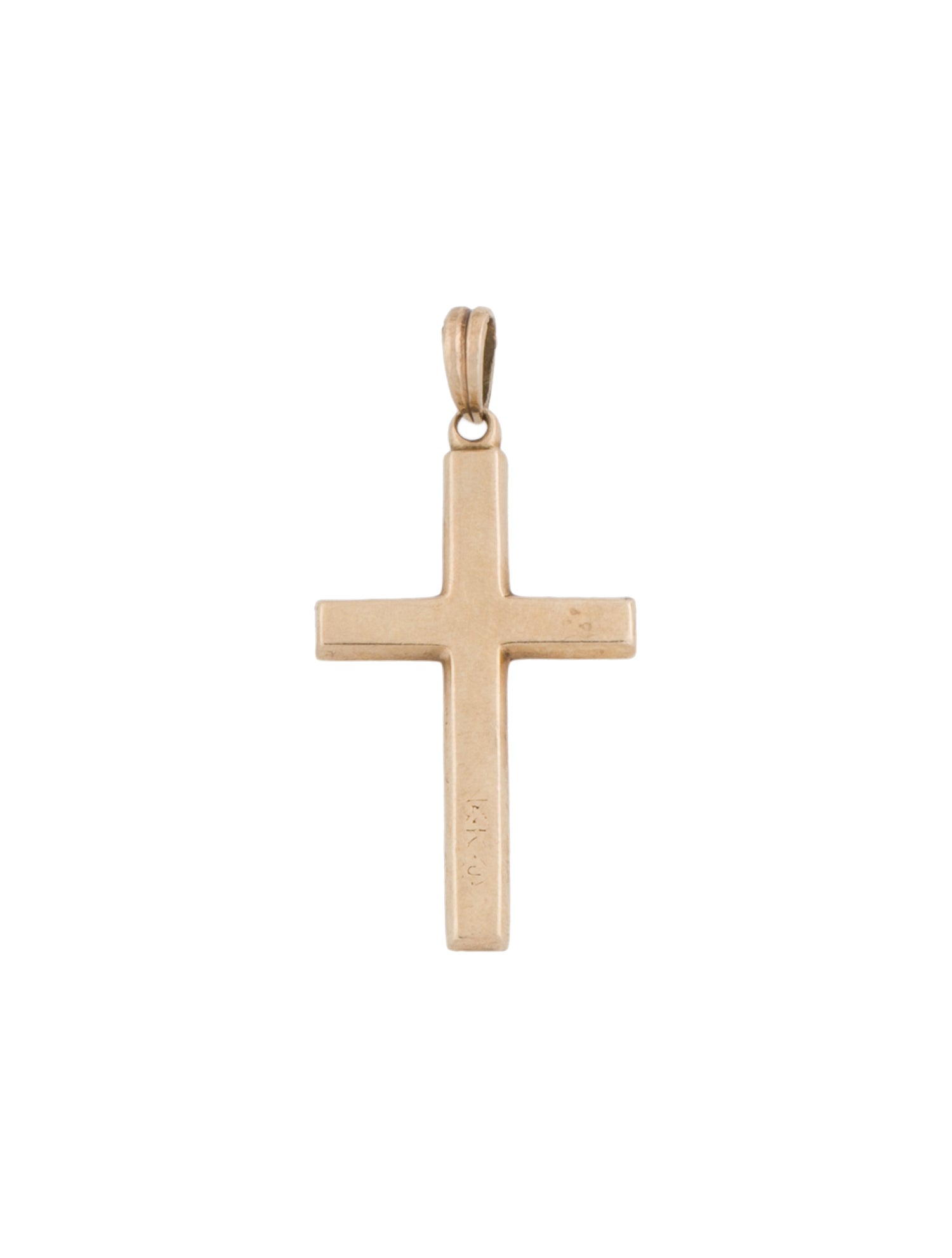 Pendant 14K Lined Cross