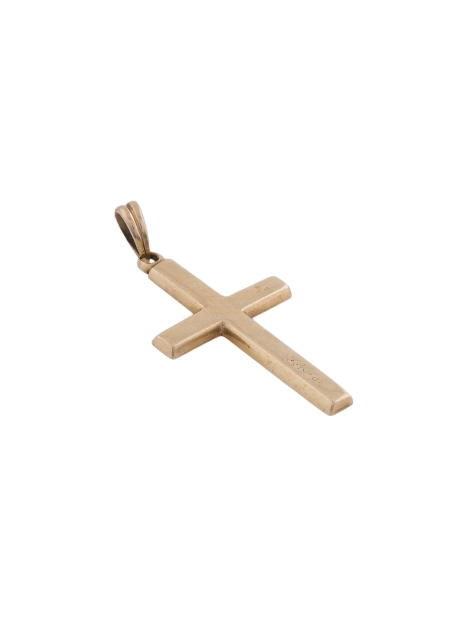 Pendant 14K Lined Cross