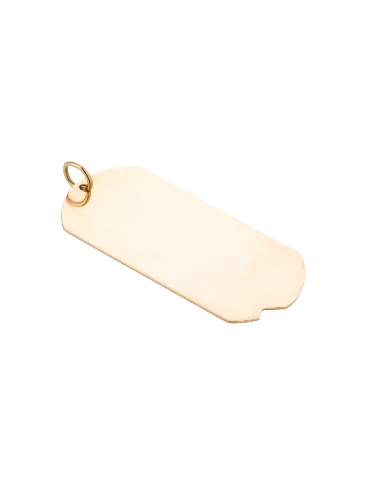 Pendant 14K Dog Tag