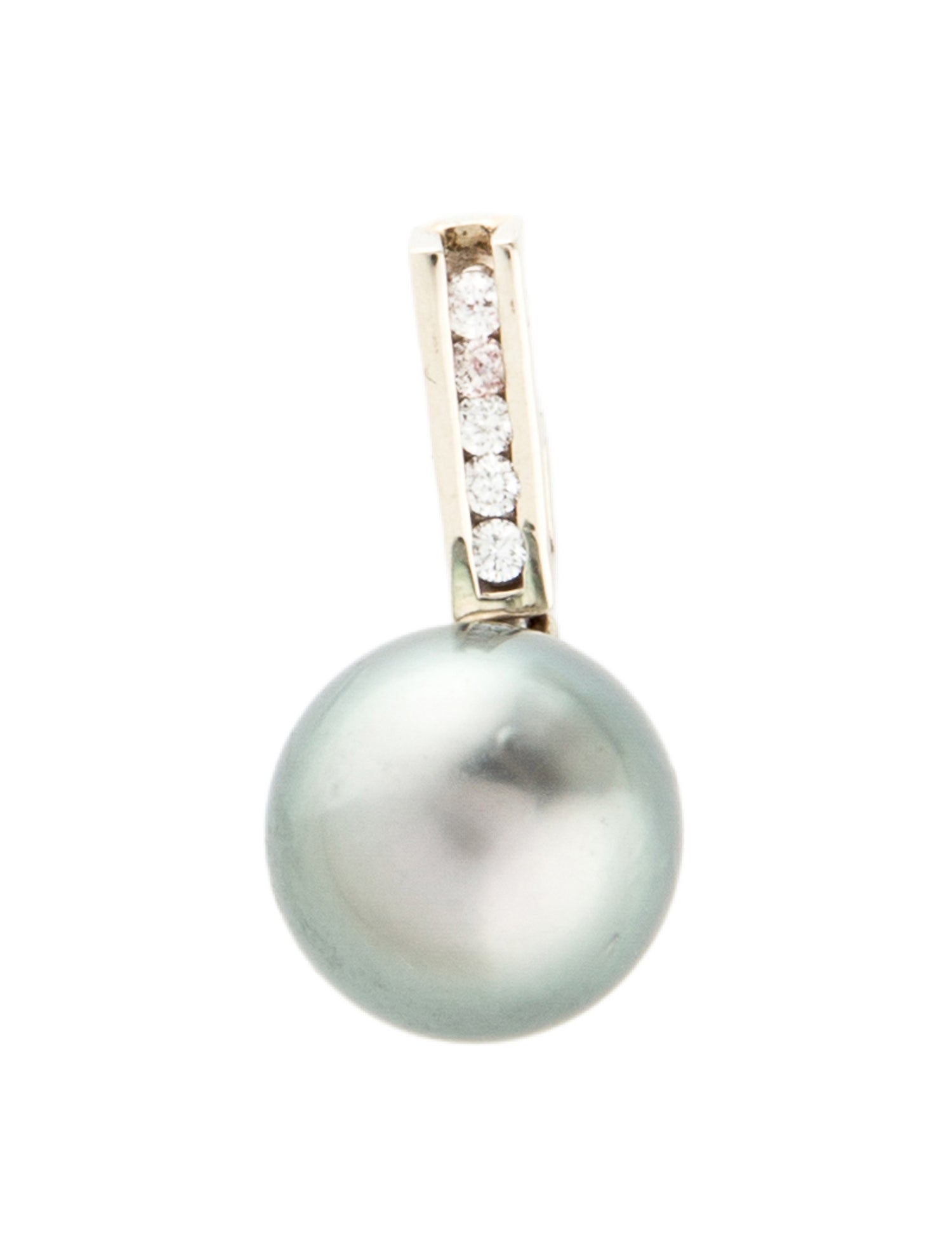 Pendant 14K Pearl & Diamond