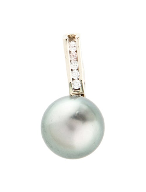 Pendant 14K Pearl & Diamond Pendant