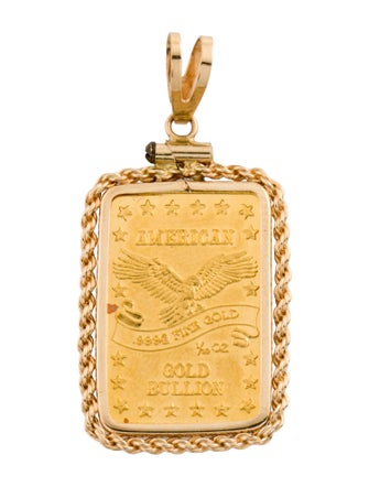 Pendant 24K American Gold Bullion Pendant