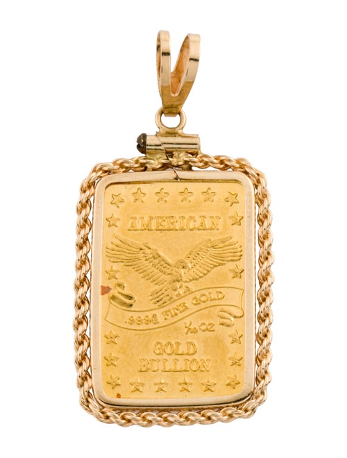 Pendant 24K American Gold Bullion Pendant