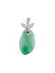 Pendant 18K Jadeite & Diamond Pendant Necklace
